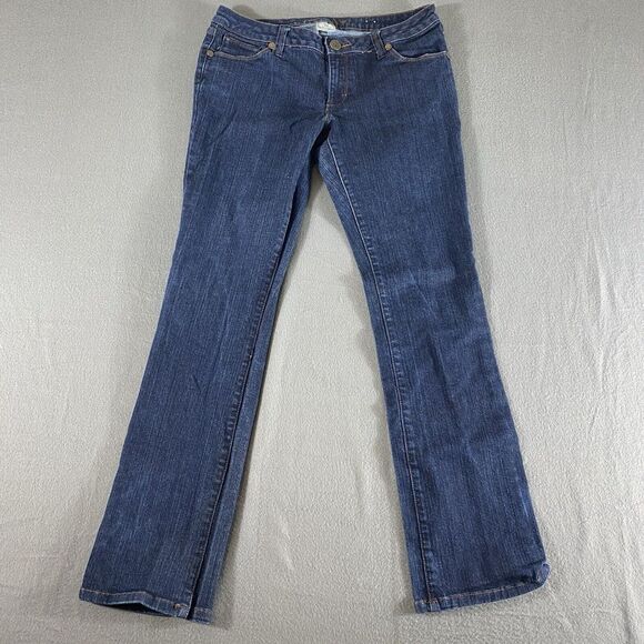 Decree Jeans Womens 11 Blue Stretch Low Rise Outdoor Western‎ Flat Front - Picture 1 of 11